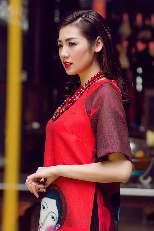 Áo dài của Adrian Anh Tuấn x Chinh - elle man 6