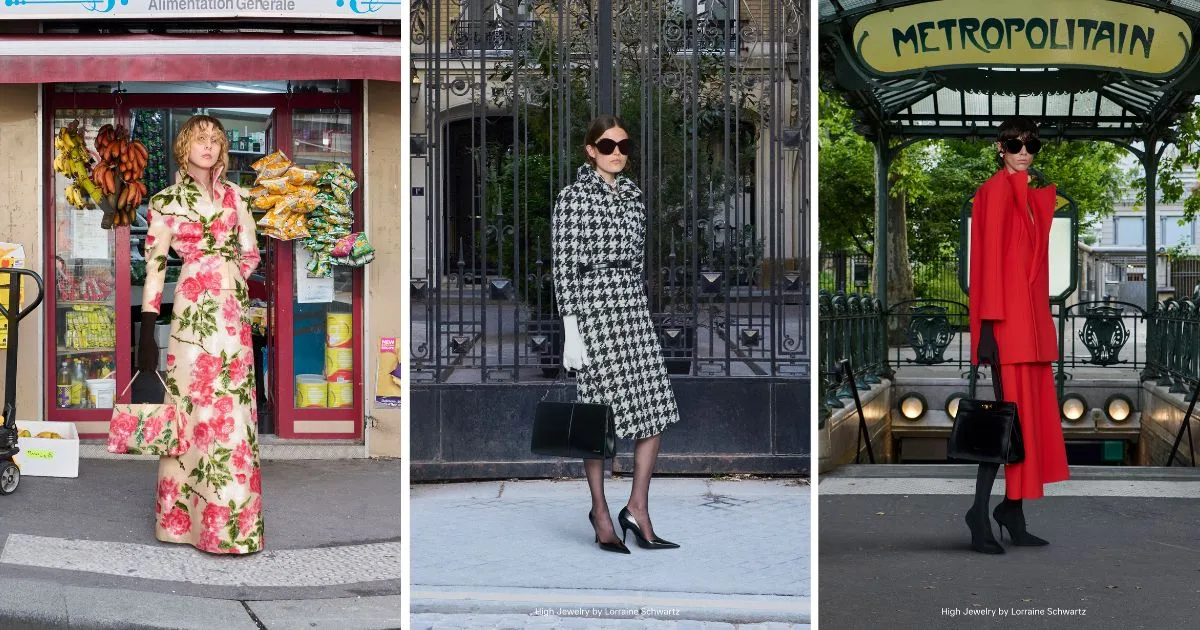 Áo khoác vai vuông của bst balenciaga thu haute couture