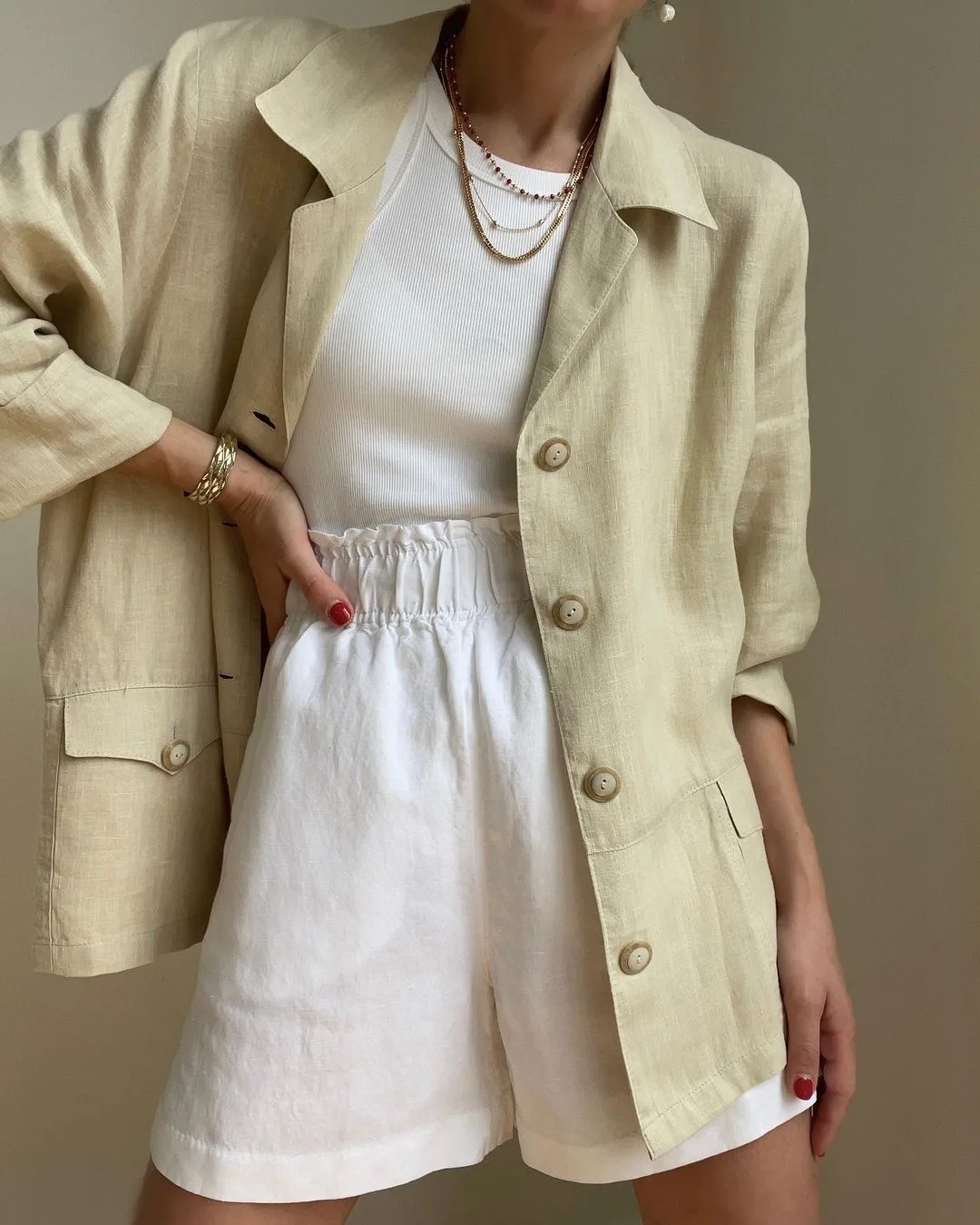 blazer linen be
