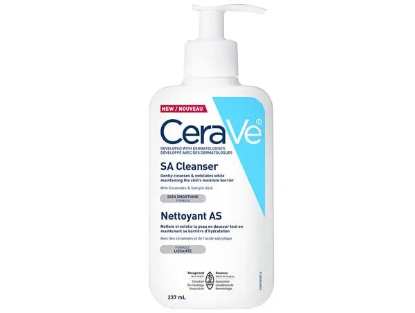 CeraVe Renewing SA Cleanser - sữa rửa mặt làm sạch da có chứa axit salicylic. CeraVe Renewing SA Cleanser - sữa rửa mặt làm sạch da có chứa axit salicylic.