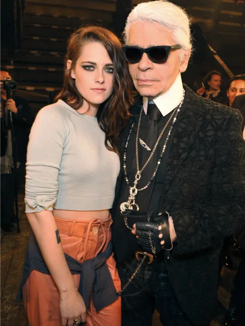 Karl Lagerfeld và Kristen Stewart