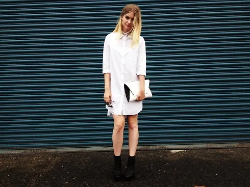 6 Gợi ý cách mặc đẹp đơn giản và cuốn hút với shirt dress elle Vietnam 15
