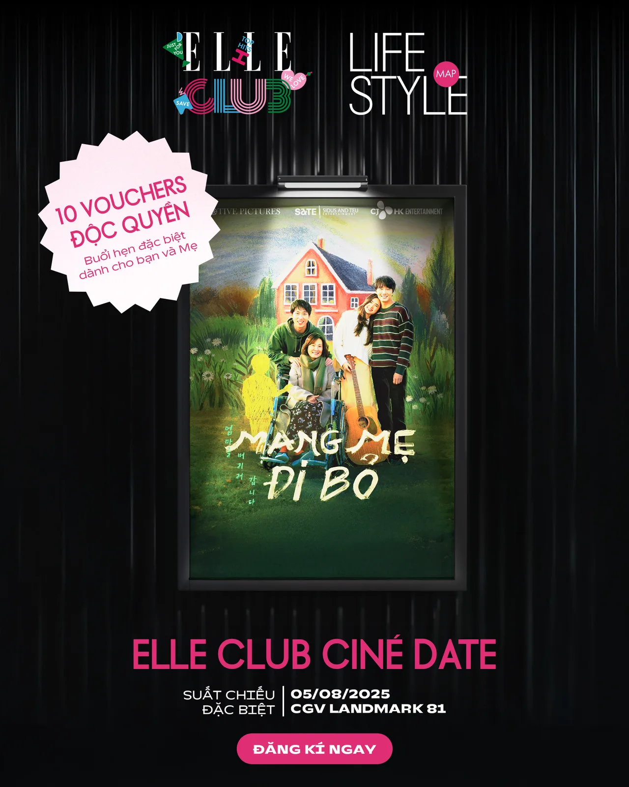 Poster Mang Mẹ Đi Bỏ elle lifestyle map đợt 2