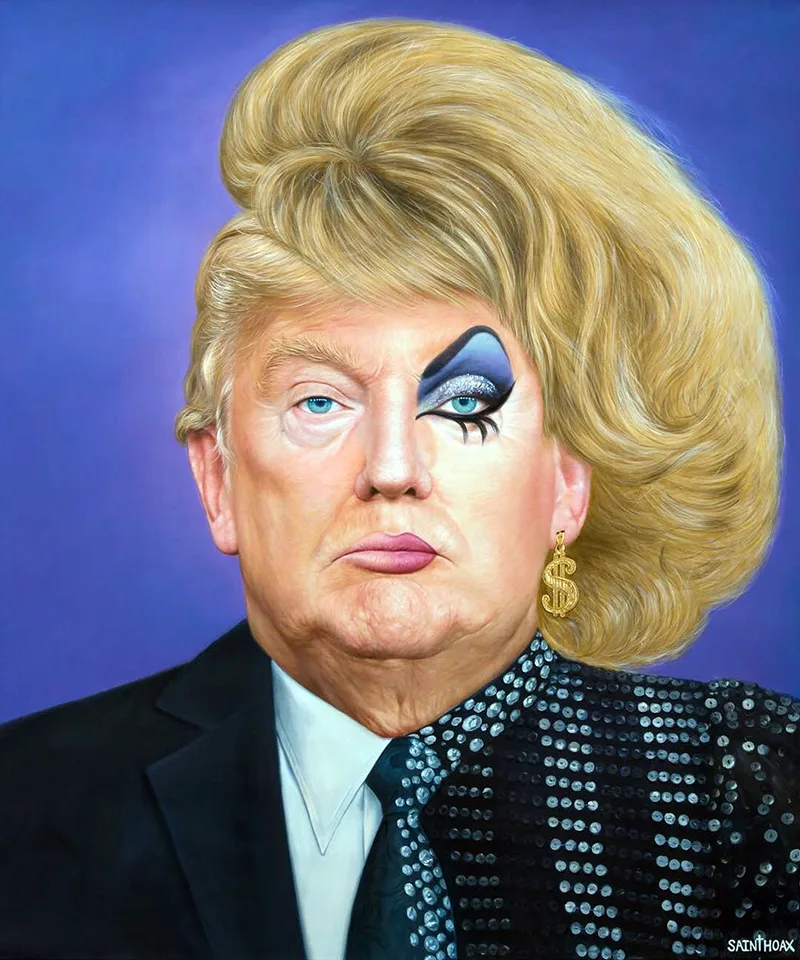 Khi Trumps là Drag Queen (Ảnh: Saint Hoax)