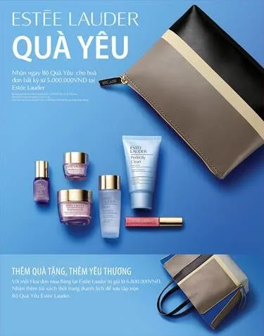 Bộ quà tặng Estée Lauder áp dụng cho các địa chỉ cửa hàng bên dưới.