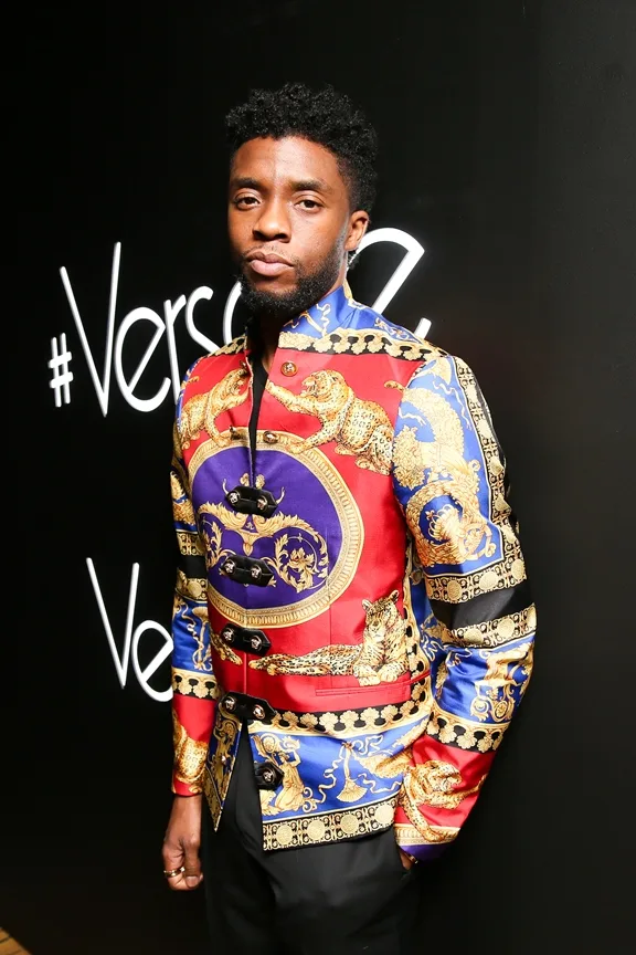 Chadwick Boseman - versace - elle vietnam