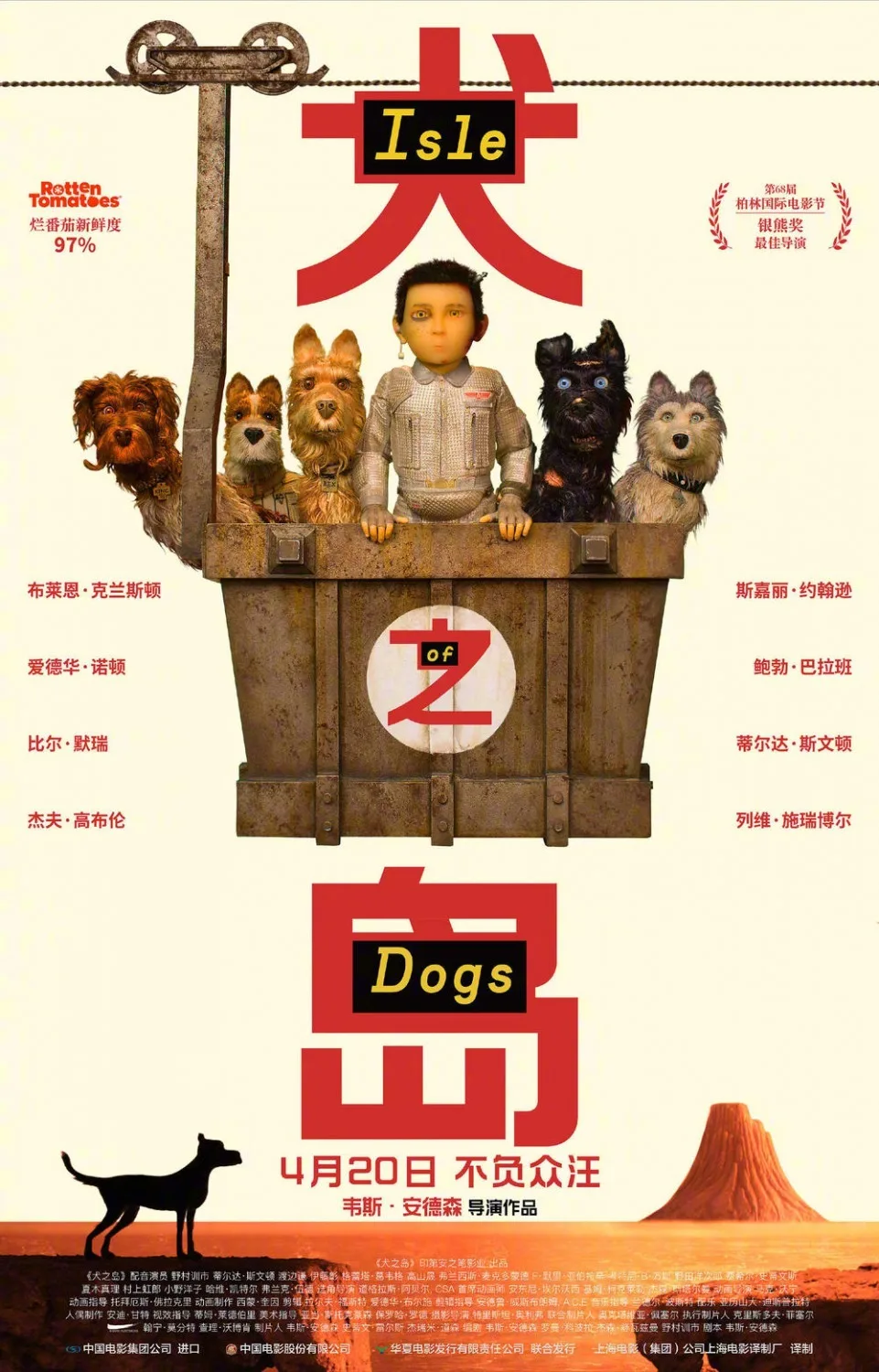 Isle of Dogs phim hoạt hình về những chú chó