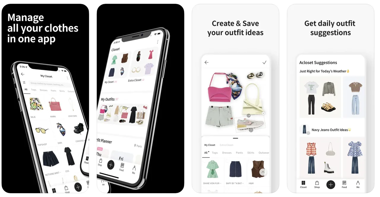 app phối đồ acloset