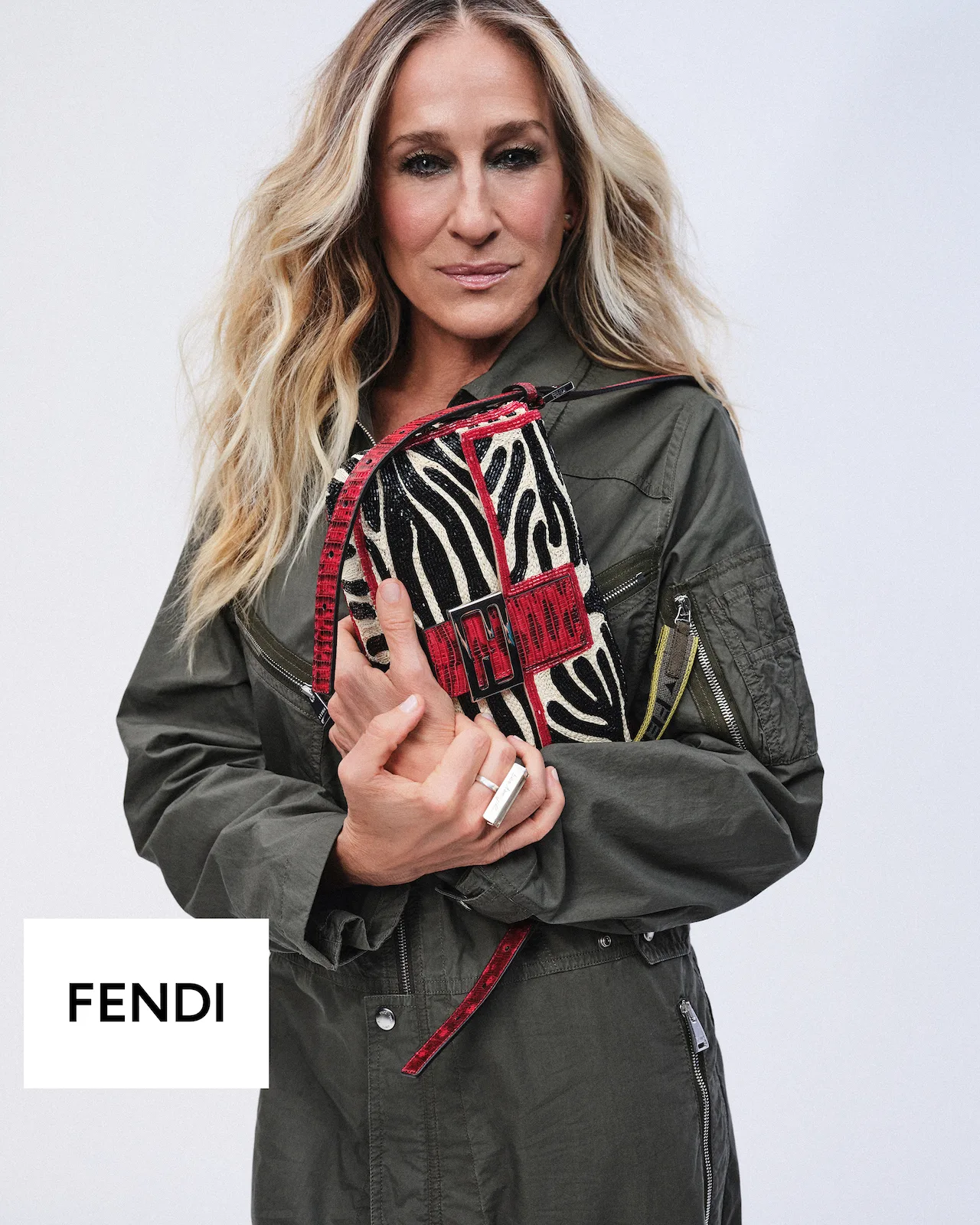 Sarah Jessica Parker trong chiến dịch Fendi Baguette
