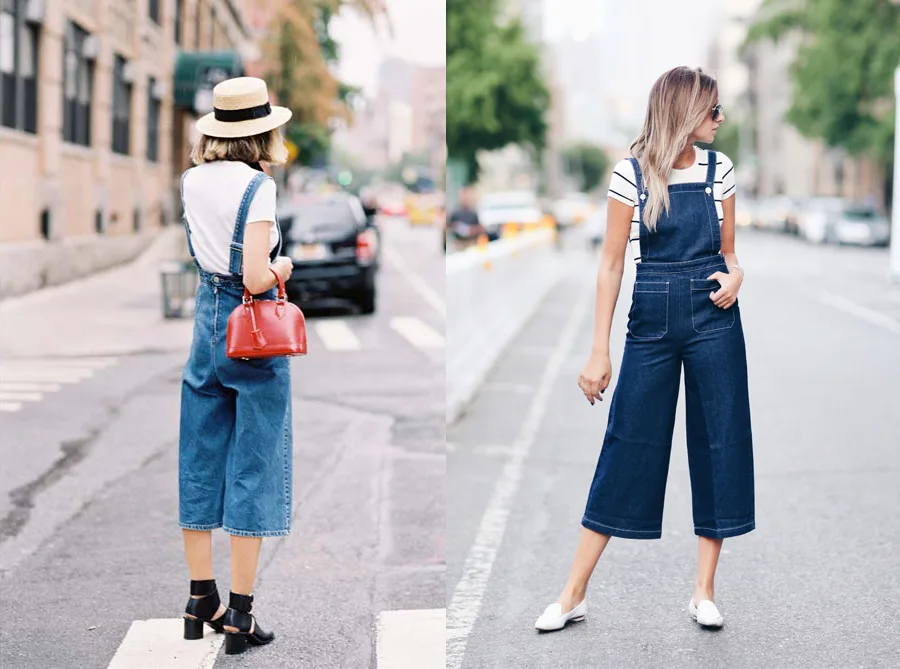 Chào Hè với phong cách thời trang quần yếm jean