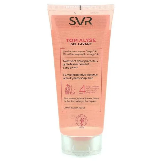 Đây là sản phẩm rửa mặt SVR dành cho da khô. Đây là sản phẩm rửa mặt SVR dành cho da khô.