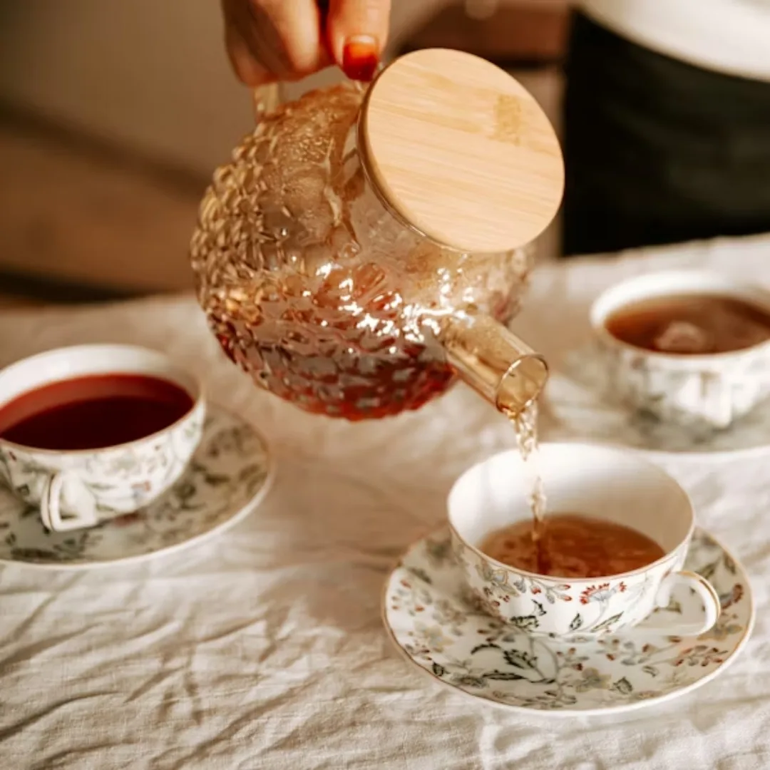 Cách thưởng thức trà mâm xôi