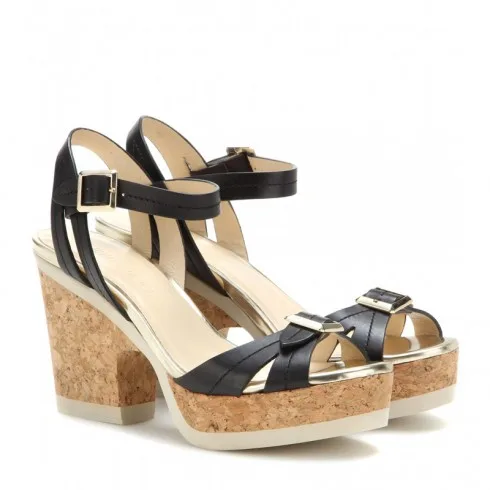 Giày sandal đế xuồng Jimmy Choo