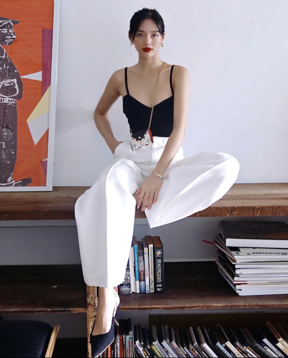 khánh linh quần âu