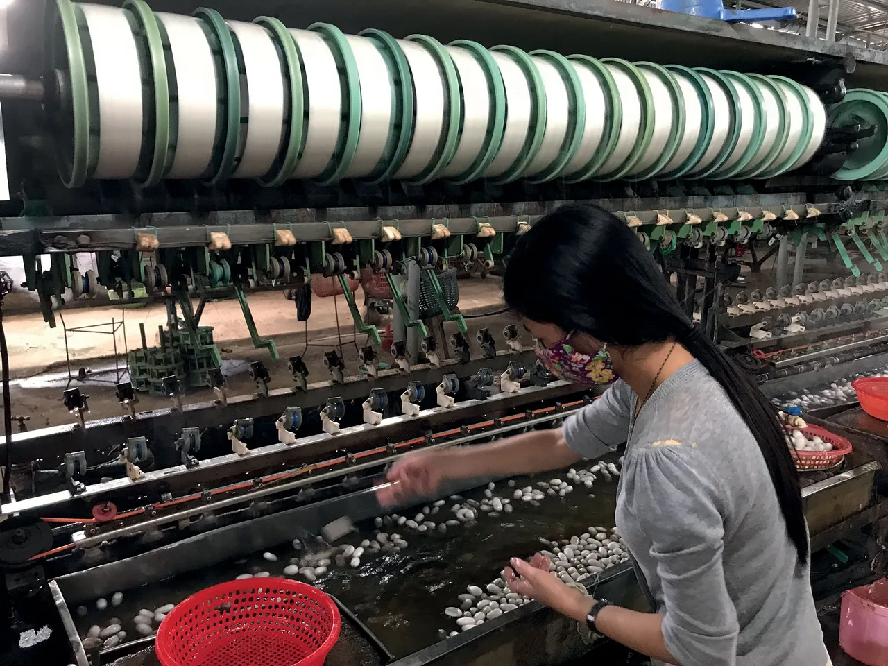làng lụa công đoạn lấy tơ làng lụa công đoạn lấy tơ