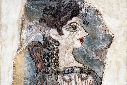 Son đỏ trong nền văn minh Minoan