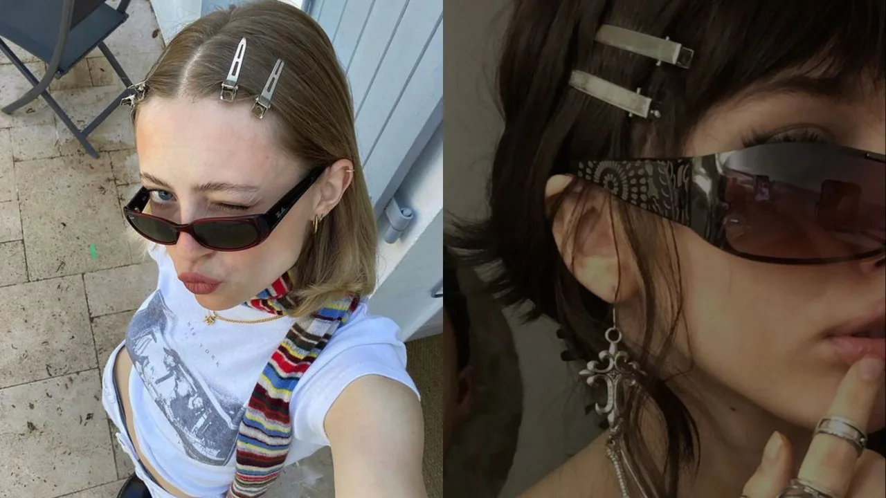 kẹp tóc bạc