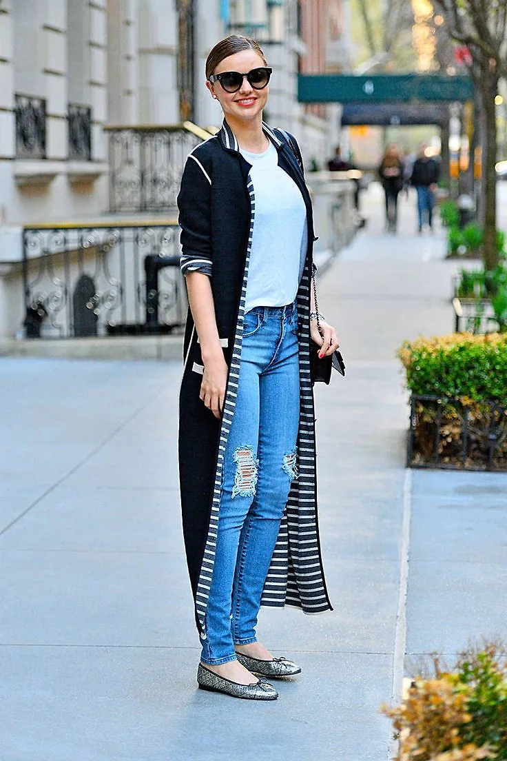 Thời trang denim Miranda Kerr