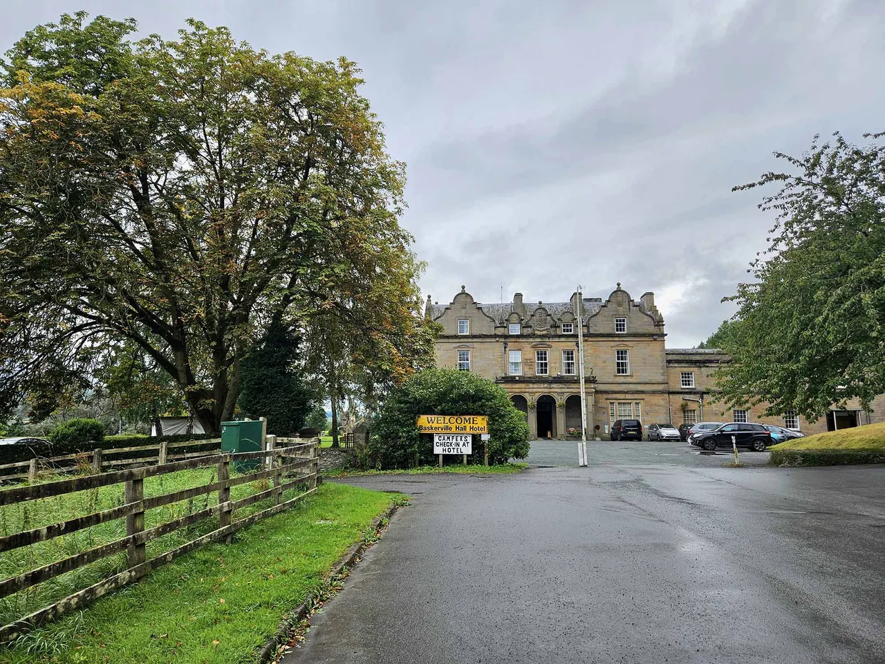 baskerville castle ở wales