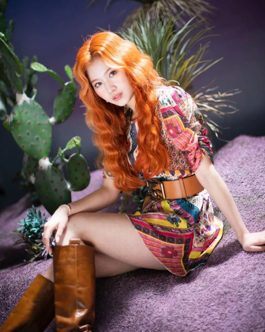 Sana (TWICE) và mái tóc nhuộm cam sáng quyến rũ Sana (TWICE) và mái tóc nhuộm cam sáng quyến rũ