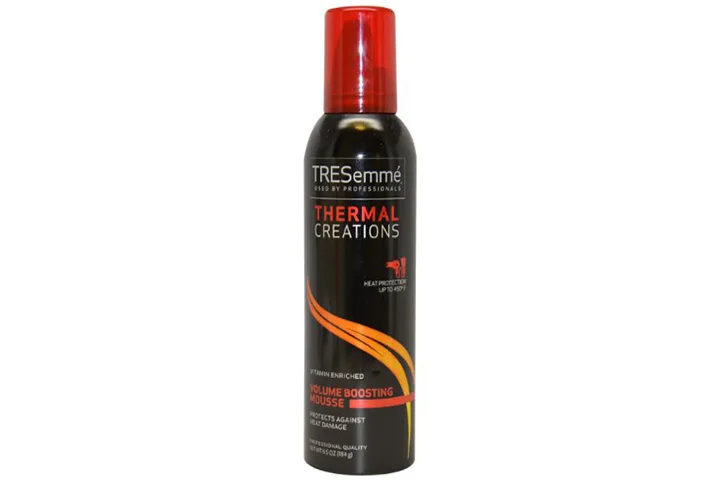 Gel tạo kiểu Tresemmé Thermal Creations Volumizing Mousse. tạo kiểu tóc với Gel tạo kiểu Tresemmé Thermal Creations Volumizing Mousse.