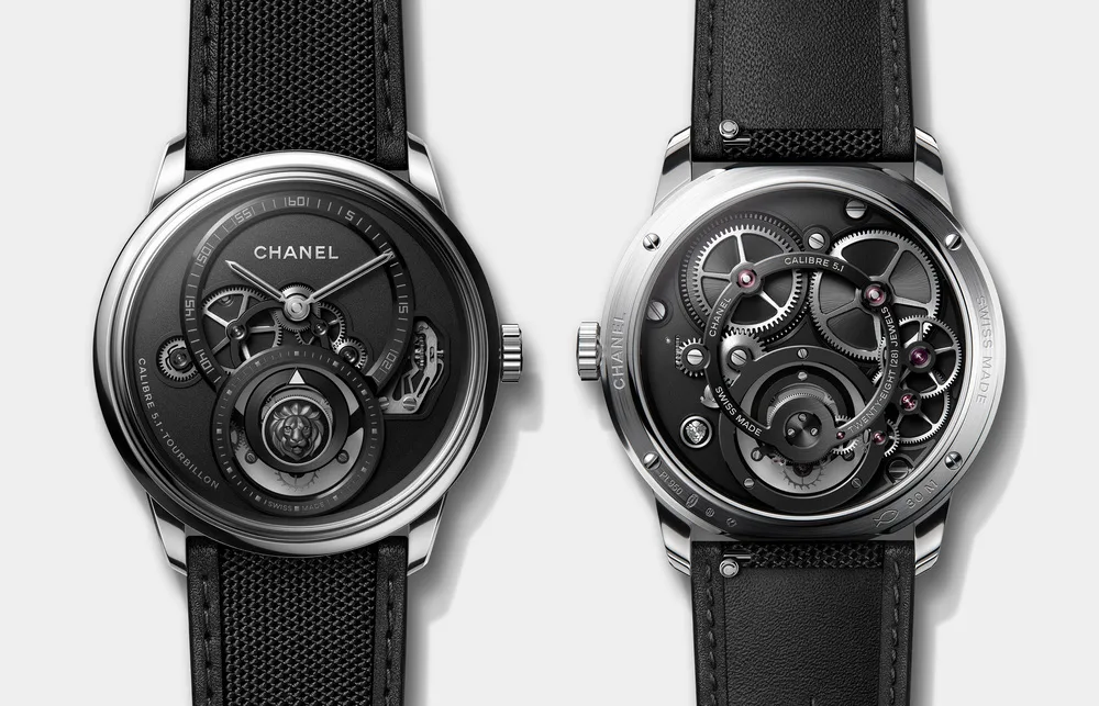 đồng hồ Monsieur Platinum Lion Toubillon