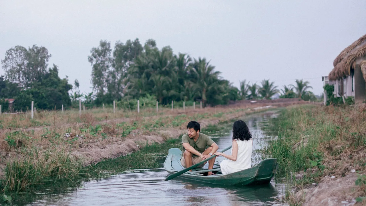 địa điểm nghỉ dưỡng an yên cặp đôi chèo thuyền