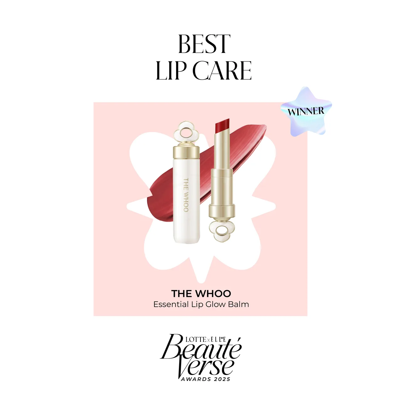 The Whoo – Essential Lip Glow Balm thắng giải tại beautéverse awards