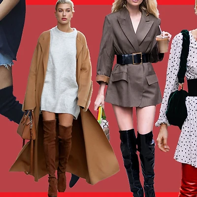 Bí quyết diện bốt cao quá gối sành điệu như fashionista thế giới