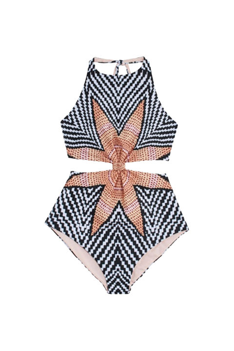 Mara Hoffman Starbasket Knot Front 1 Piece (bonadrag.com)