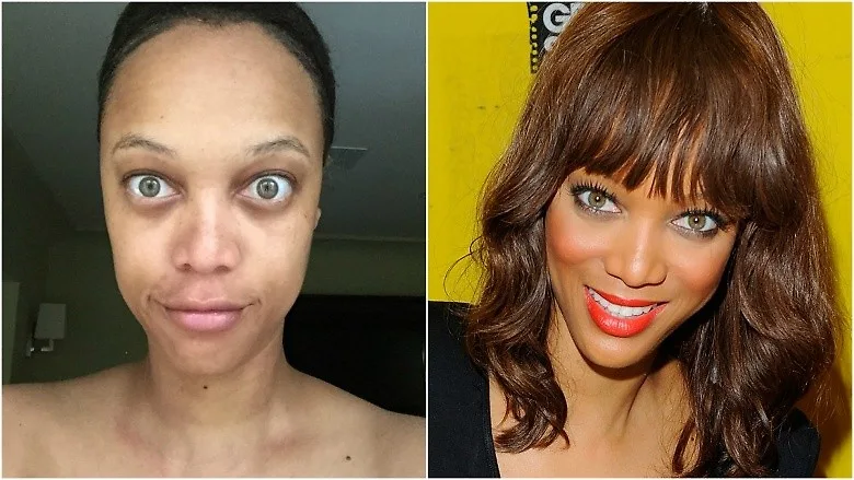 Siêu mẫu Tyra Banks không ngần ngại khoe ảnh mặt mộc của mình trên mạng xã hội