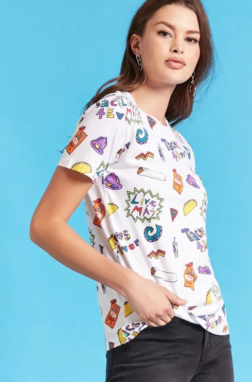 Forever 21 x Taco Bell: Bộ sưu tập collab với sắc màu vui nhộn của ngành công nghiệp thức ăn nhanh Forever 21 x Taco Bell: Bộ sưu tập collab với sắc màu vui nhộn của ngành công nghiệp thức ăn nhanh