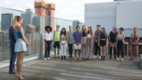 Các thí sinh nhí của Project Runway Junior mùa trước.