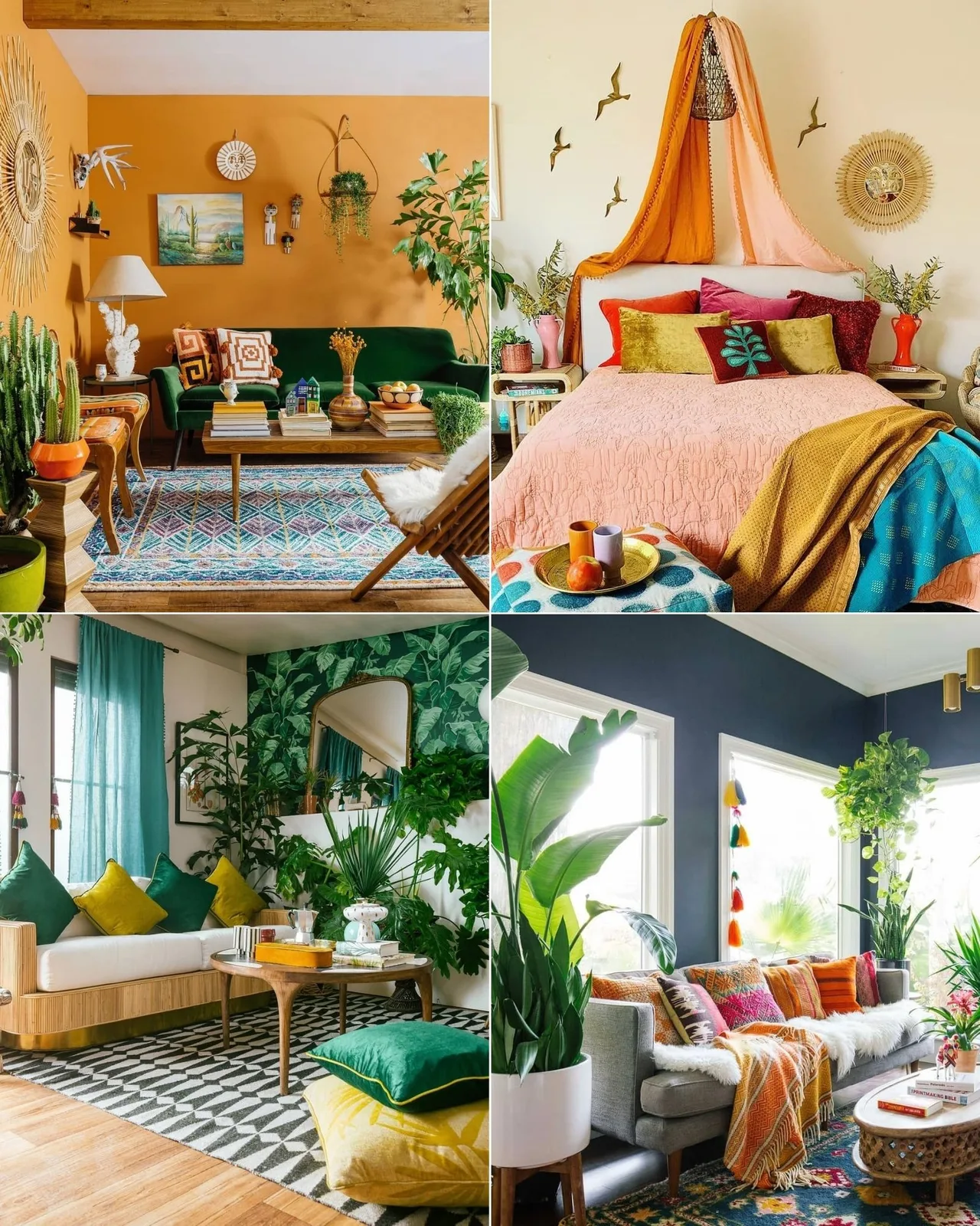 Tài khoản Instagram @thejungalow truyền cảm hứng trang trí phòng