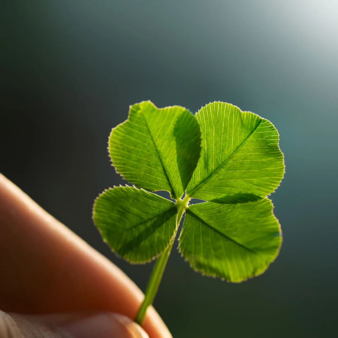 biểu tượng may mắn cỏ bốn lá