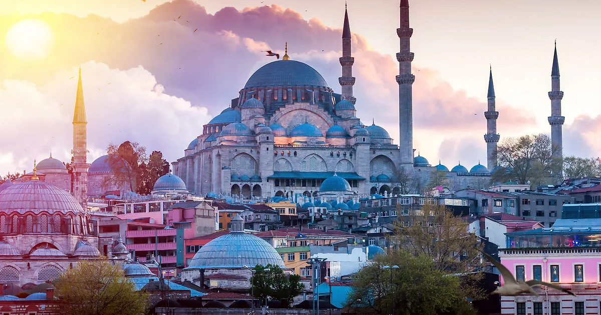 hoàng hôn ở istanbul