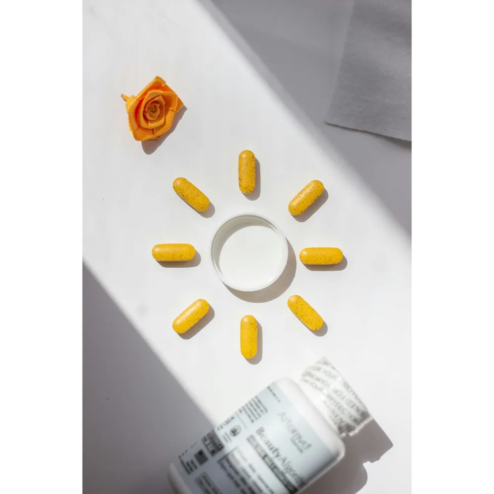 Các viên uống vitamin E.