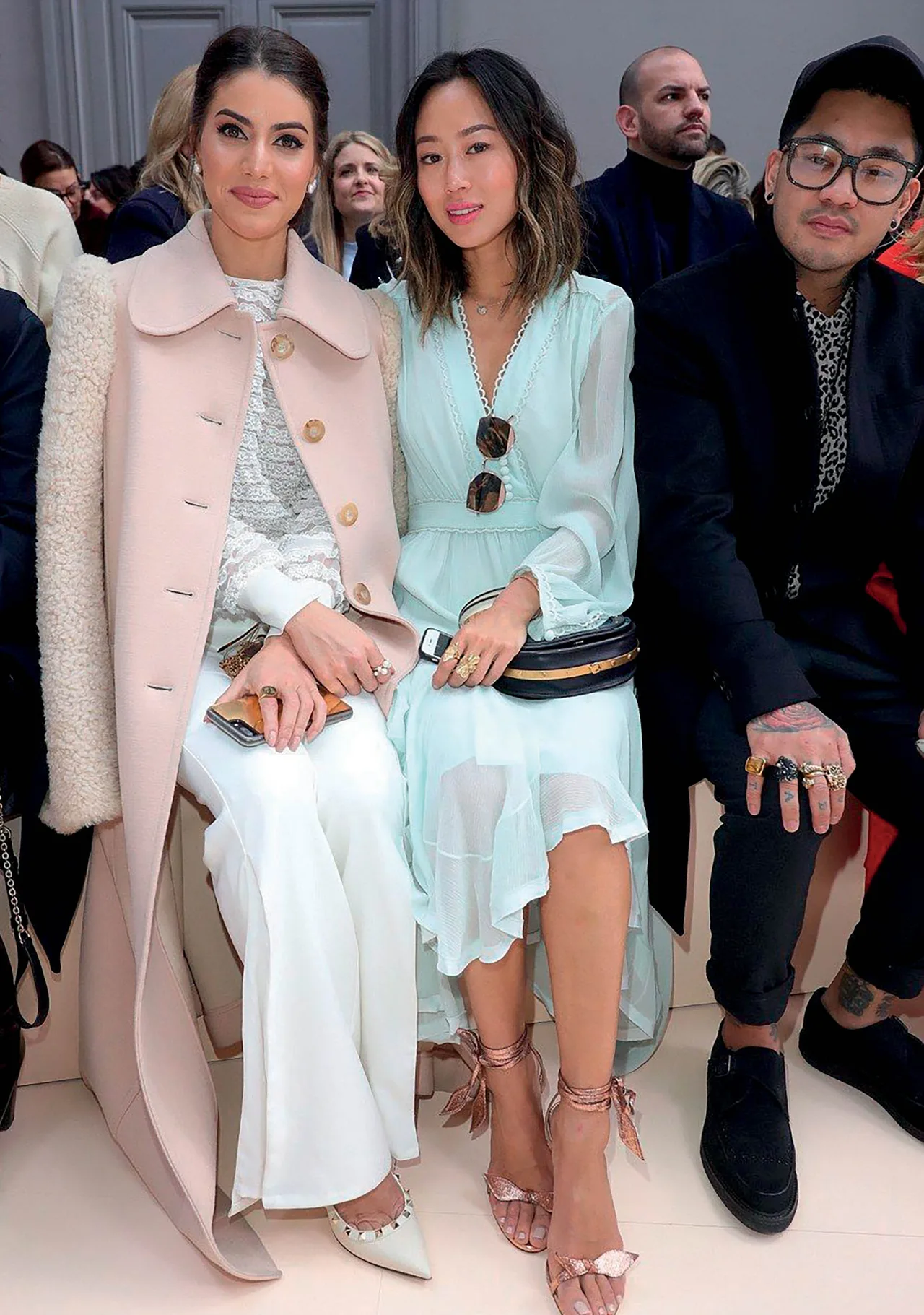 thời trang hàng ghế đầu Aimee Song Aimee Song ngồi front row
