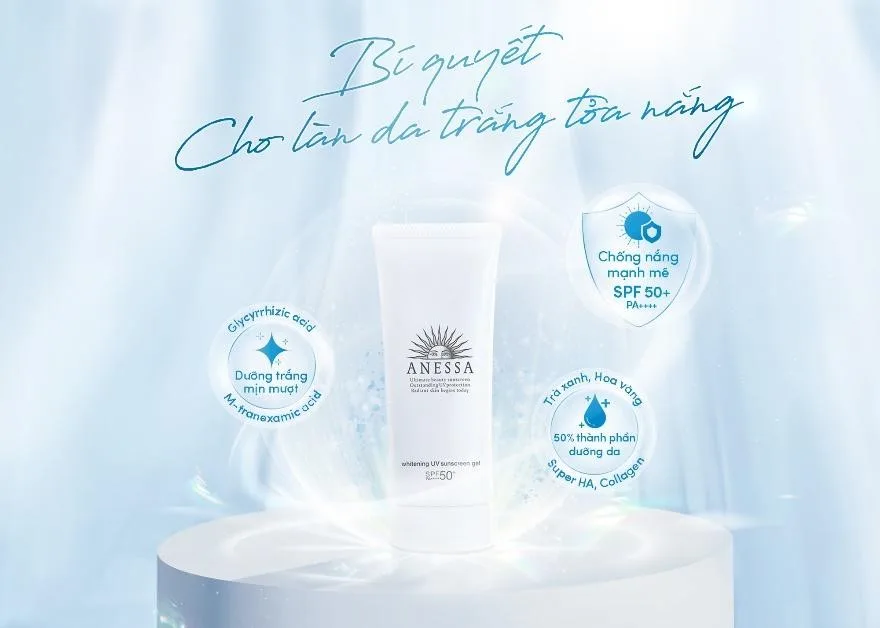Gel chống nắng dưỡng trắng Anessa Whitening UV Sunscreen Gel Gel chống nắng dưỡng trắng Anessa Whitening UV Sunscreen Gel