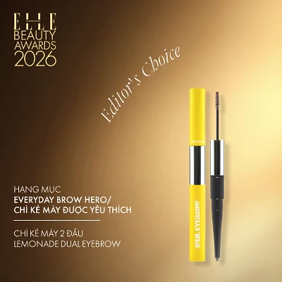 Lemonade Dual Eyebrow thắng giải "Everyday Brow Hero – Chì Kẻ Mày Được Yêu Thích" tại ELLE Beauty Awards 2026, hạng mục Editor’s Choice