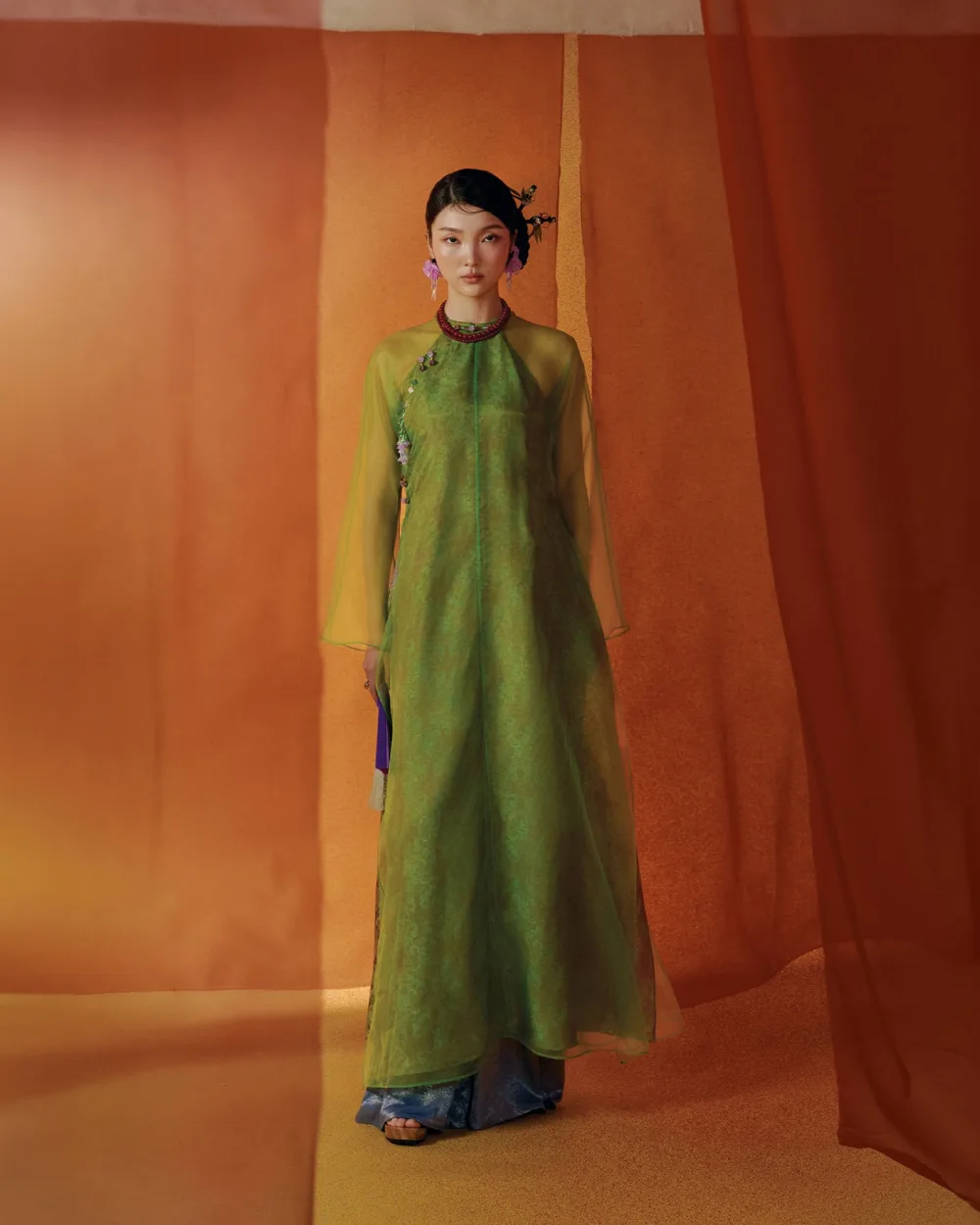 Áo dài Tết Lalin
