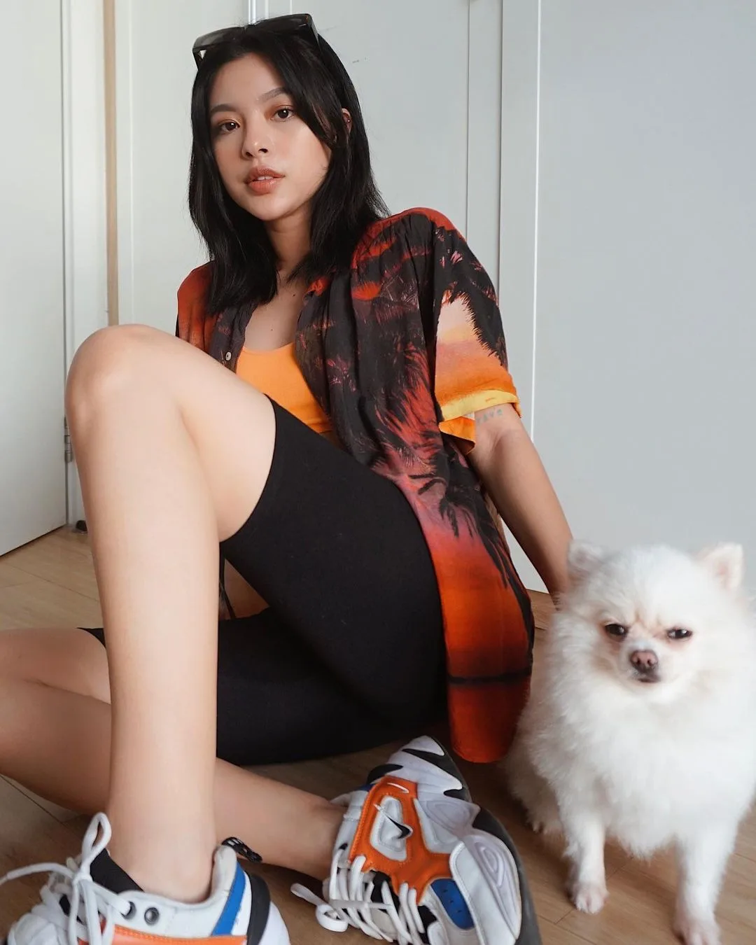 giày tổ hợp màu lạ