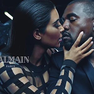 Kim Kardashian & Kanye West trở thành gương mặt đại diện của Balmain