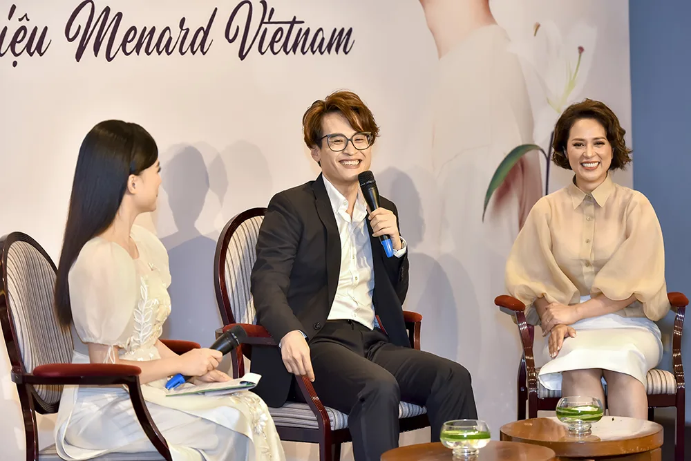 Hà Anh Tuấn cùng Menard hướng cộng đồng đến lối sống nhân văn và tích cực cho phái đẹp. menard vẻ đẹp tích cực