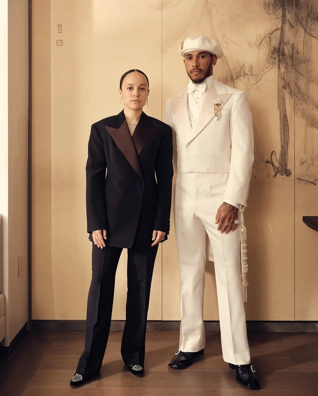 Grace Wales Bonner cùng Lewis Hamilton