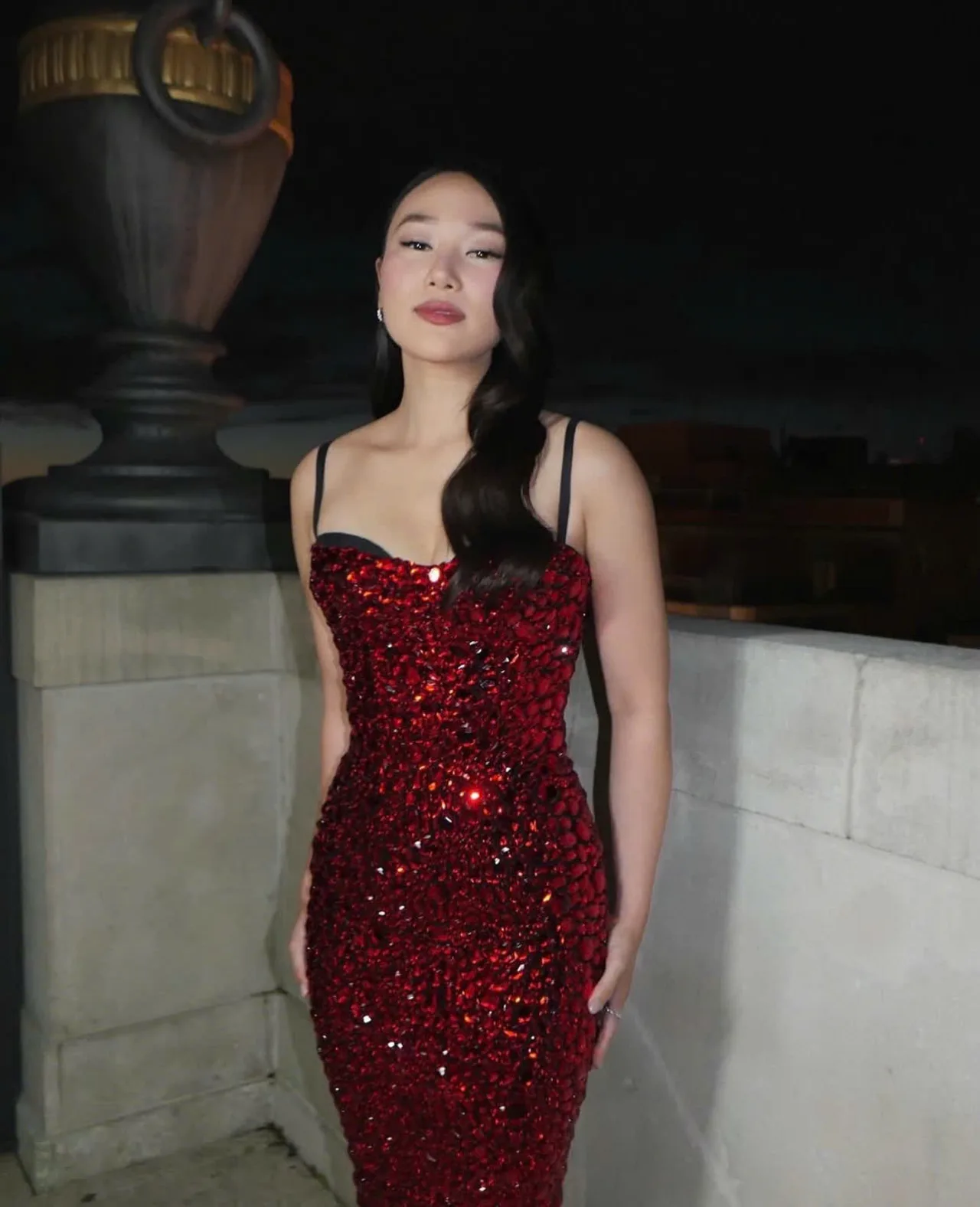 Yerin Ha đầm dạ hội Dolce & Gabbana