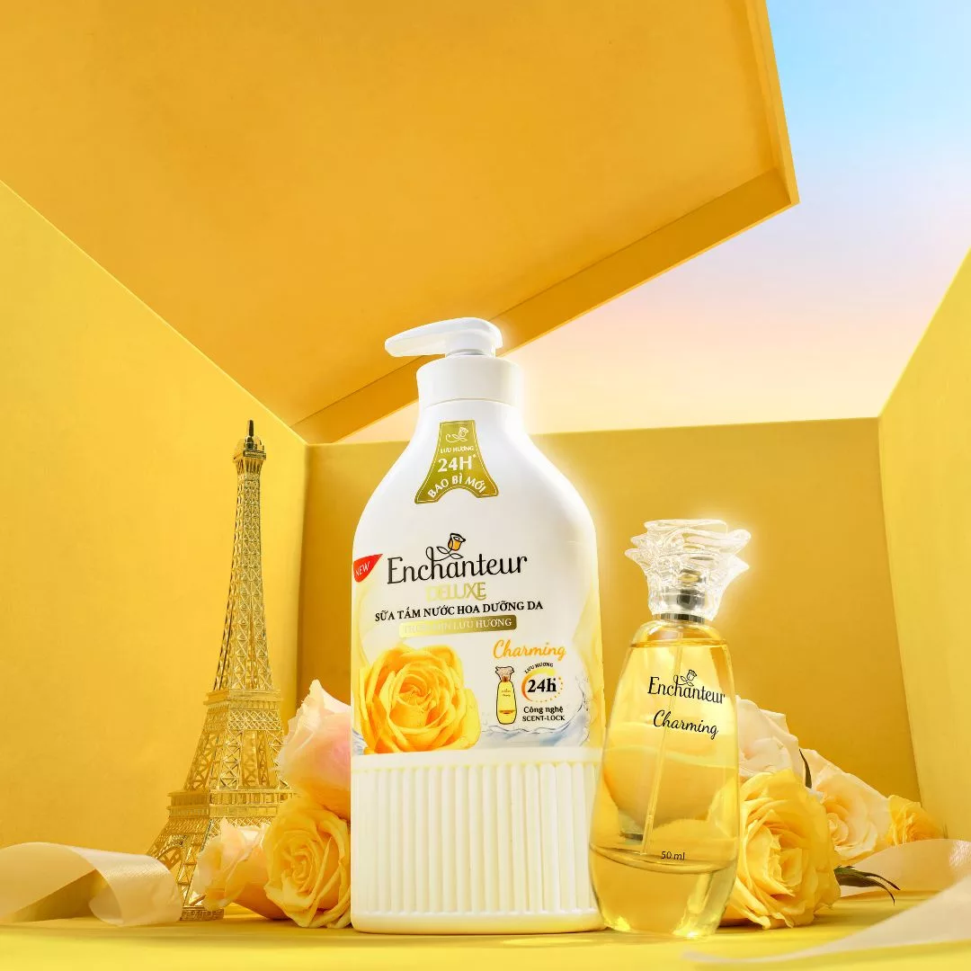 enchanteur sữa tắm nước hoa charming deluxe