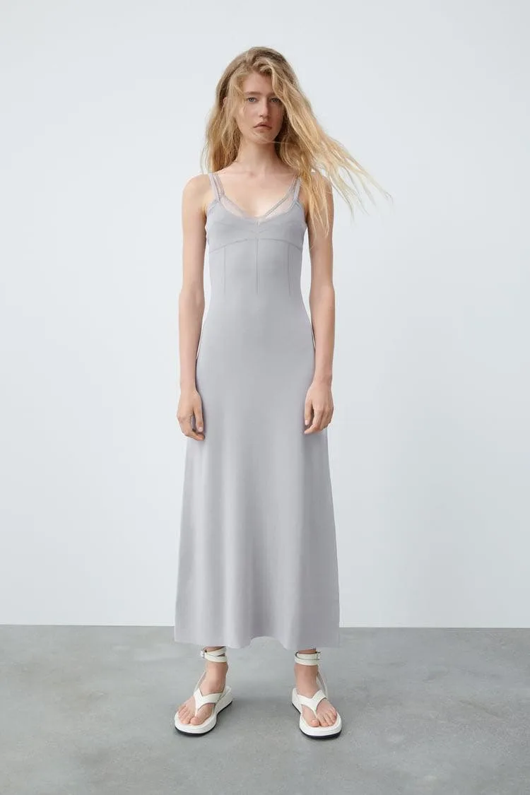 long knitted dress