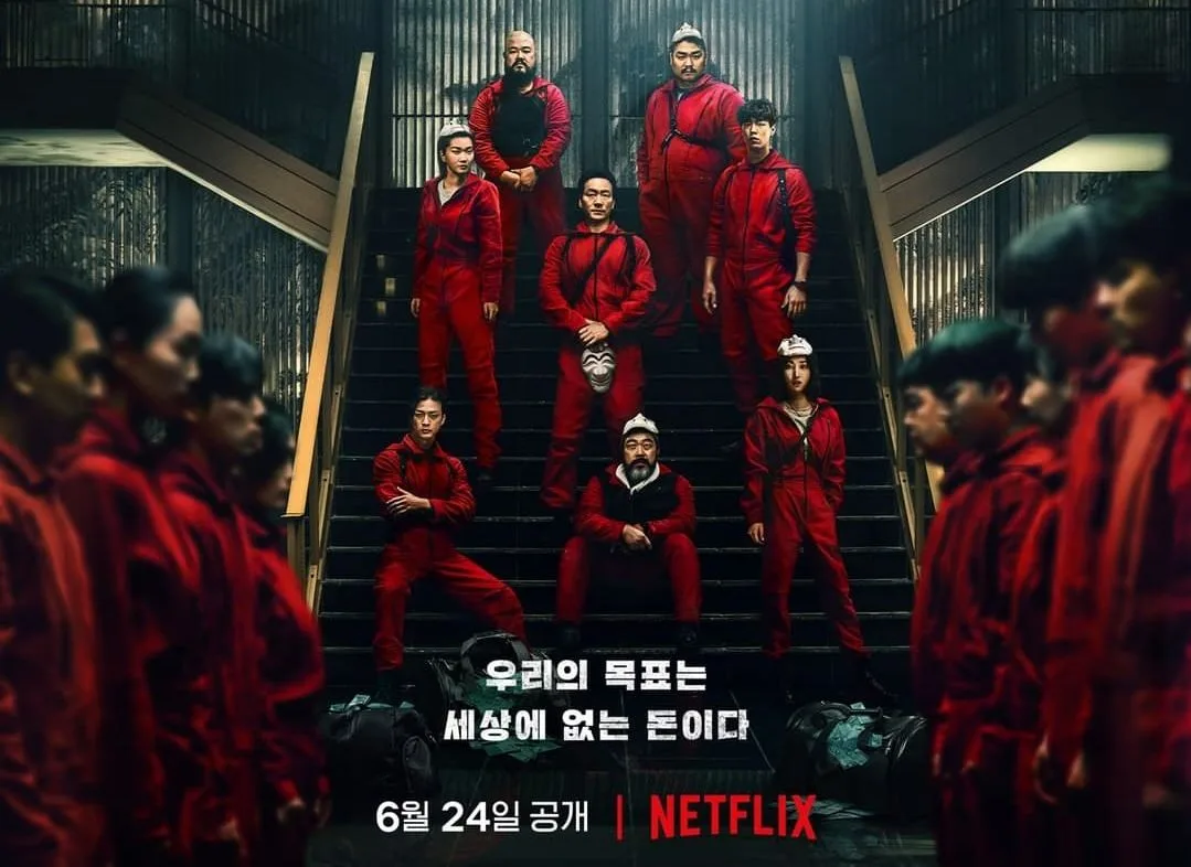 poster money heist korea