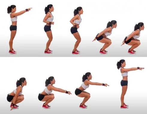 Duy trì tập Squat đều đặn sẽ giúp sở hữu vòng 3 và vùng đùi thon thả gợi cảm